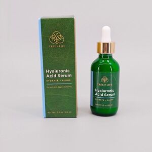 Tree of Life Hyaluronic Acid Serum Hydrate Plump Anti-Aging Skin Care 2oz 60ml